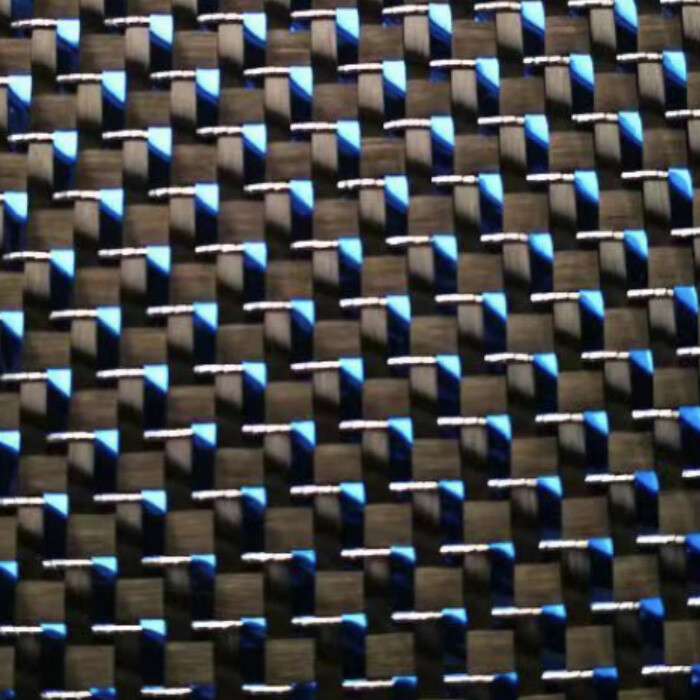Metallic-Thread Carbon Fabric — HH-000120