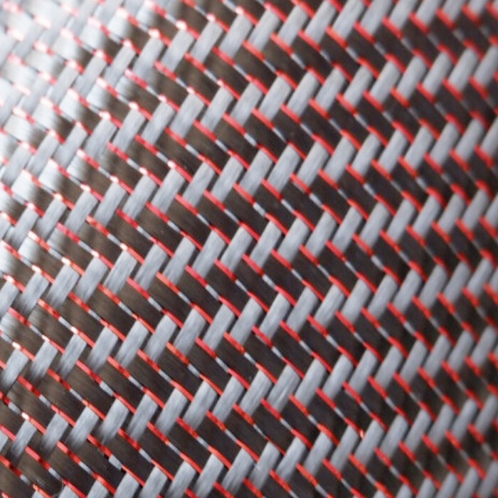 Metallic-Thread Carbon Fabric — HH-000122