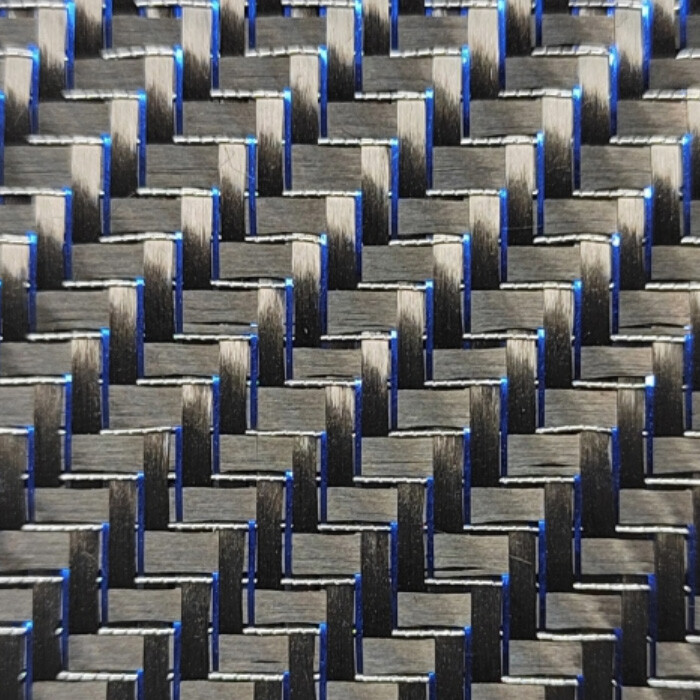 Metallic-Thread Carbon Fabric — HH-000130