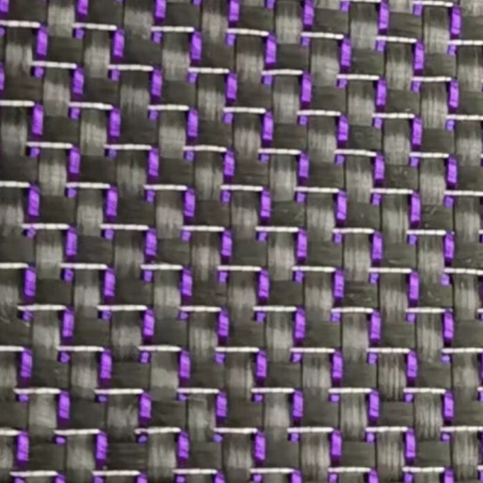 Metallic-Thread Carbon Fabric — HH-000133