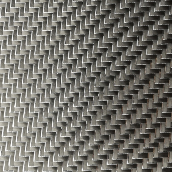 Metallic-Thread Carbon Fabric — HH-000136
